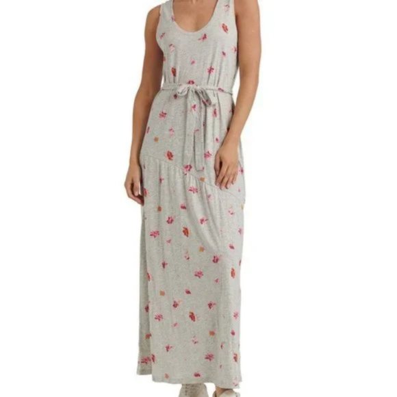 Lucky Brand Eliza Floral Print Maxi Dress M - Picture 2 of 9